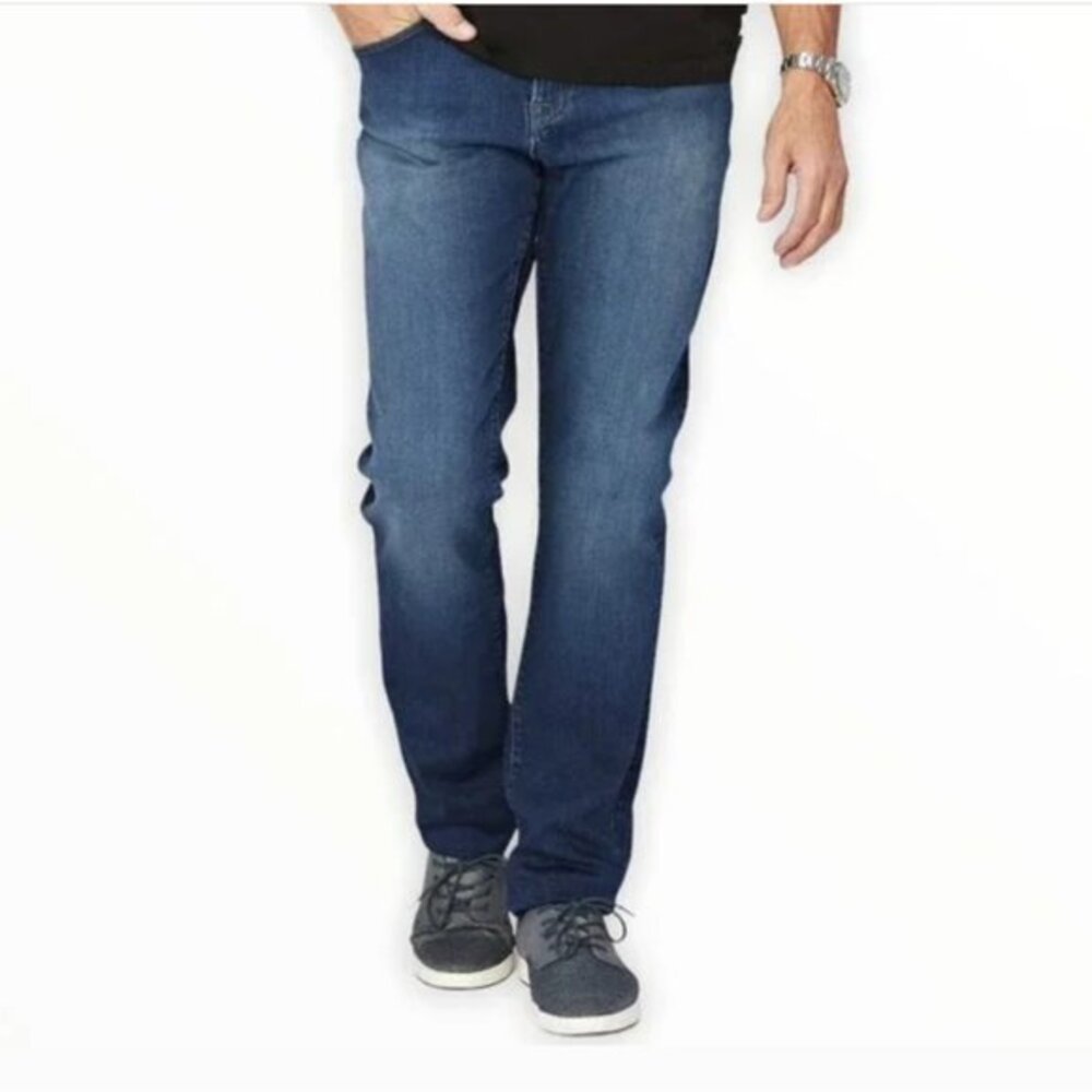 Agave Men's Waterman Relaxed Fit Straight Cut Jeans 34x33 Mezcal Dark Wash